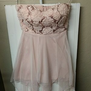 Strapless Mini Dress